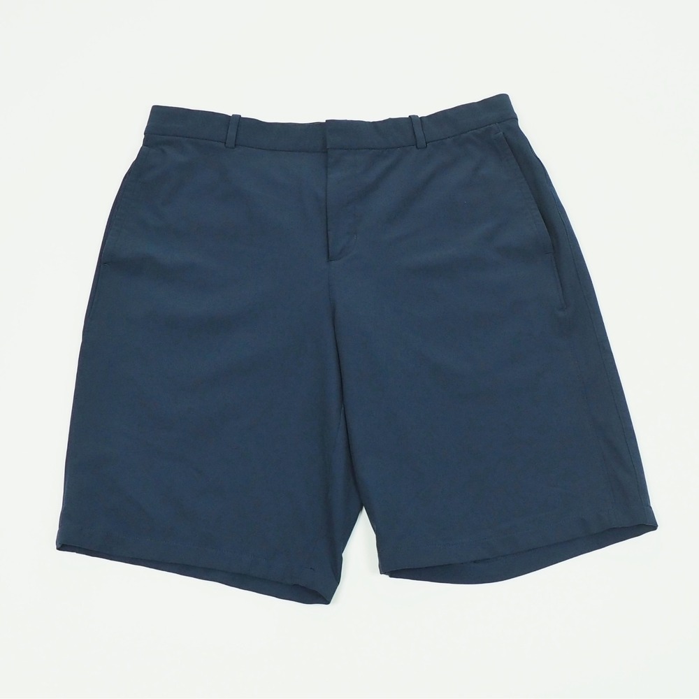 Nike Golf Flex Hybrid Shorts Mens 34 Heather Navy Blue Dri-Fit Performance Blend
